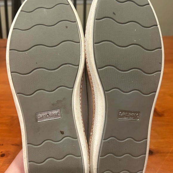 SPERRY  'Gold Cup Cruz' Cap Toe Sneaker 9 Lace Up Women's Shoe  Leather Grey - Picture 6 of 9